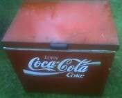 OLD COKE COOLER BOX