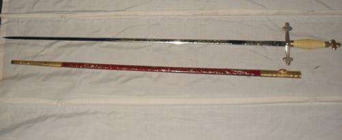 BRASS SWORD FROM TOLEDO, SPAIN