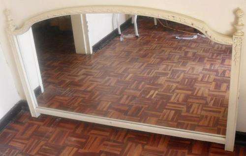 VERY, VERY HEAVY VINTAGE MIRROR AND FRAME
