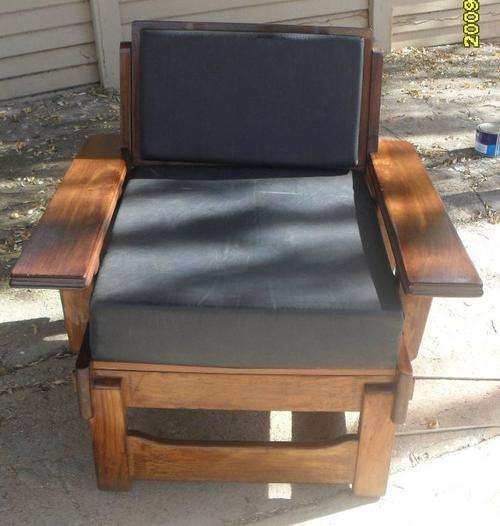 EXCELLENT TEAK MORRIS CHAIR