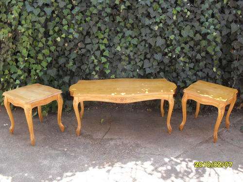 SET OF 3 X VICTORIAN STYLE  COFFEE TABLES.