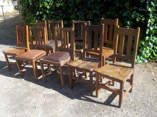 9 X LOVELY VINTAGE CHAIRS FOR RESTORATION