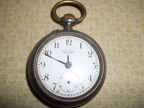 SILVER ' 1895 OPENING OF DELGOABAAI SPOORWEG" POCKET WATCH