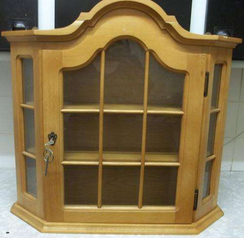 EXCELLENT YELLOW WOOD WALL CABINET