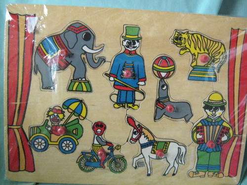 Wooden Circus Puzzle