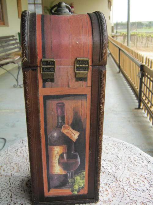 Wooden Wine Box 35.5cm