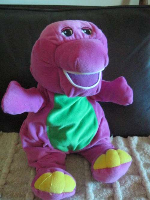 Fun n Floppy Barney - Fisher Price - +/- 42cm