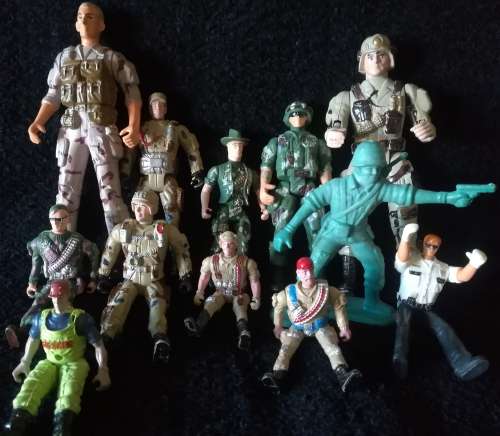 Lot of Military and Other Action Figures