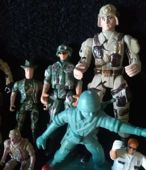 Lot of Military and Other Action Figures
