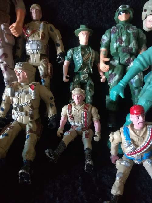 Lot of Military and Other Action Figures