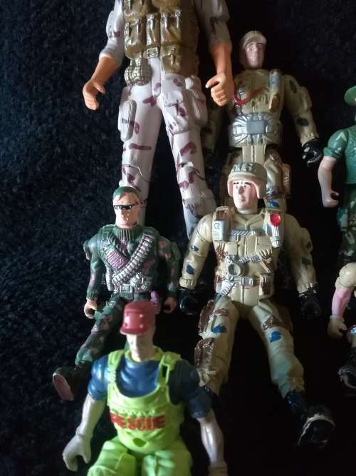 Lot of Military and Other Action Figures