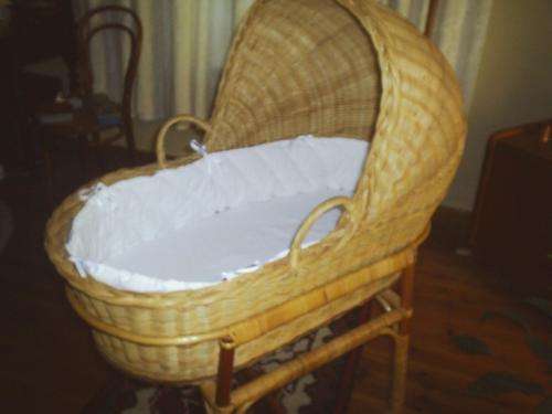 Cane Bassinet On Stand