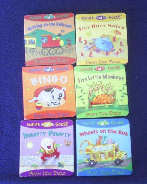 Mother Goose Puppy Dog Tails - Six Board Books