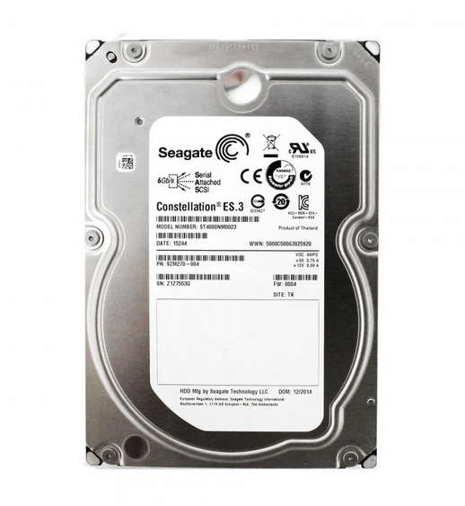 SEAGATE 4TB Constellation ES.3 SAS 7.2k RPM