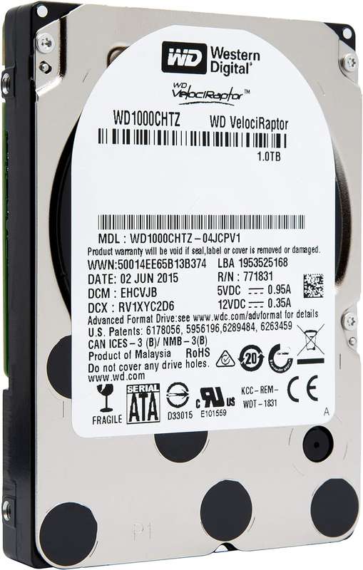 WD Velociraptor 1TB 10k RPM SATA 2.5`
