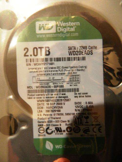Western Digital 2 TB Caviar Green