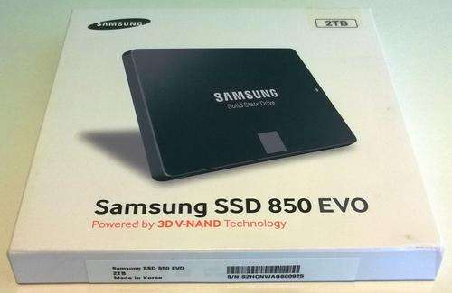 Samsung 850 Evo SSD - 2 TB