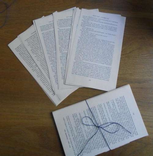 Retro Book Pages for your Cardmaking or Scrapbooking (pack of 25 pages)