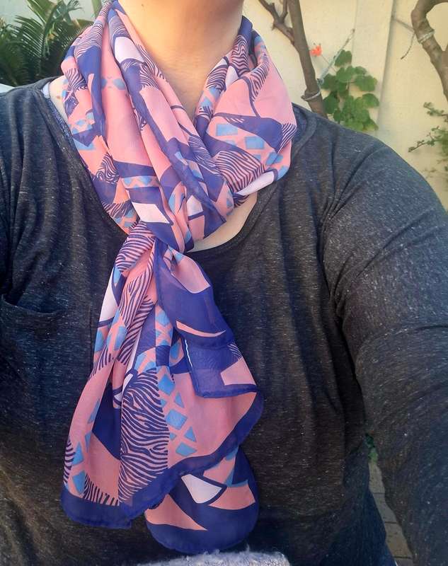 3 x 100% Rayon scarves