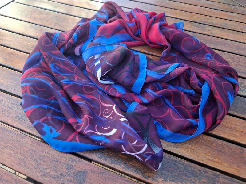 3 x 100% Rayon scarves