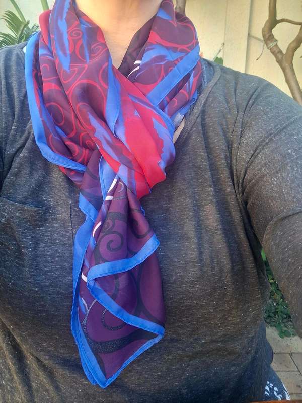 3 x 100% Rayon scarves
