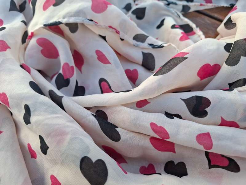 3 x 100% Rayon scarves