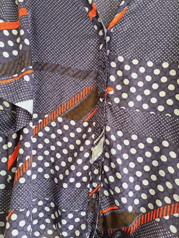 Patterned Blouse - Size 40
