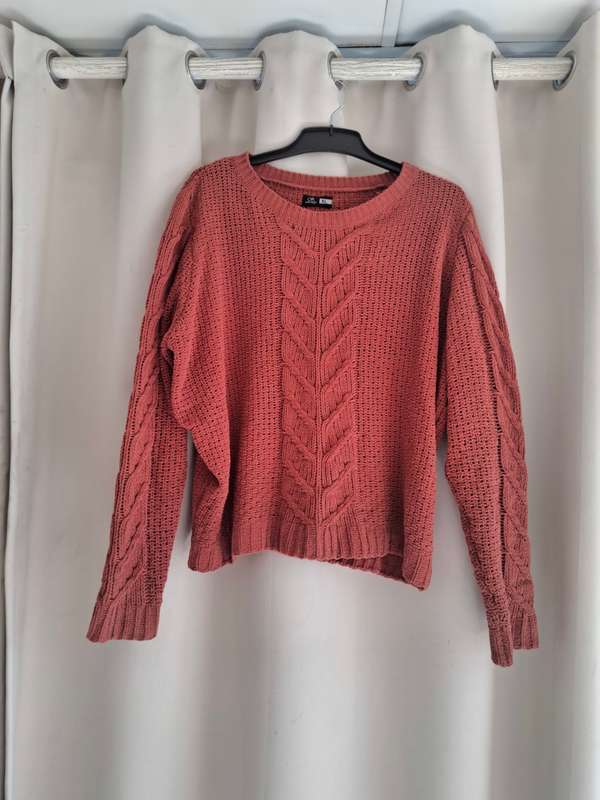 MRP OR-OAKRIDGE burnt orange sweater - Size XL