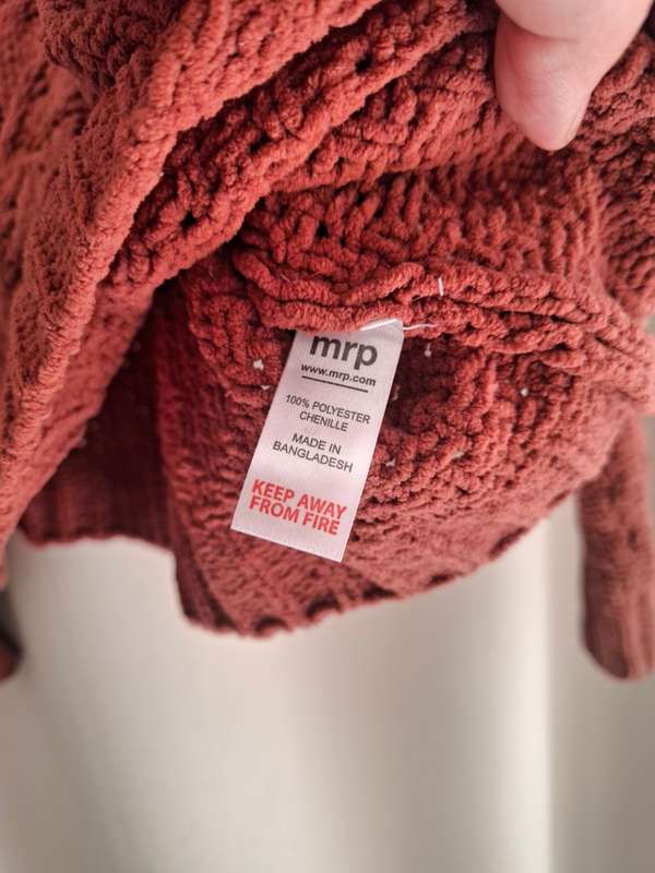 MRP OR-OAKRIDGE burnt orange sweater - Size XL