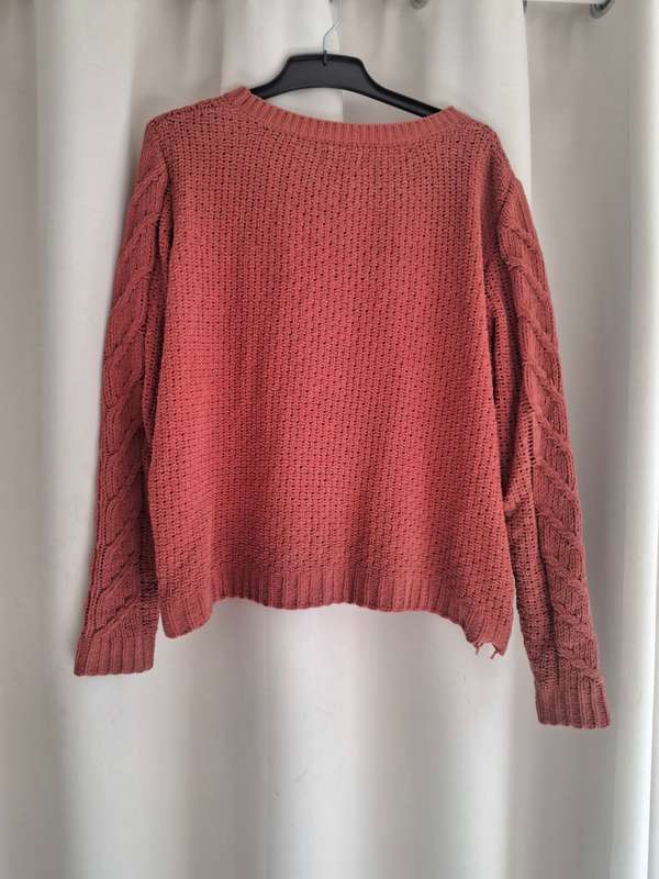 MRP OR-OAKRIDGE burnt orange sweater - Size XL