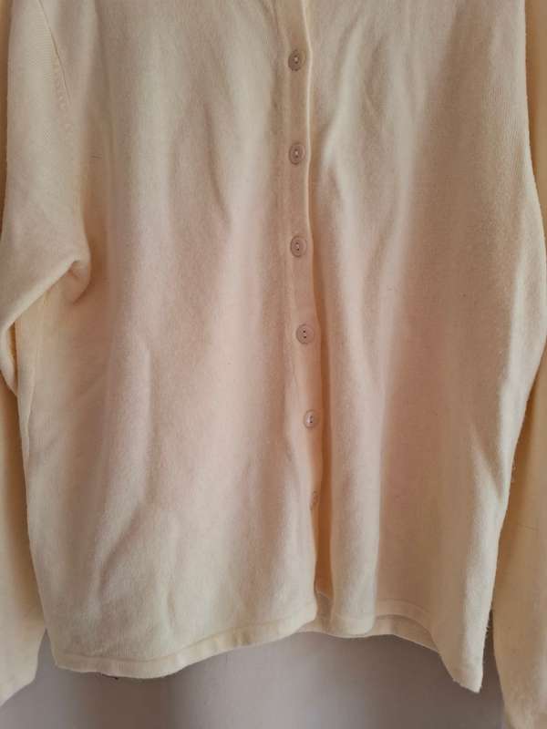 Inspire by Judys pride cream button down sweater - Size XL.