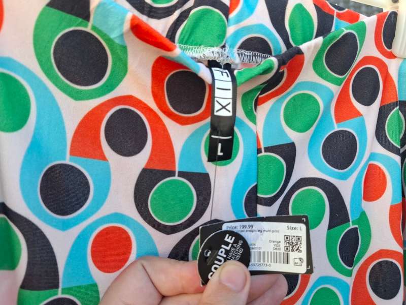 The fix multi print pants - Size Large