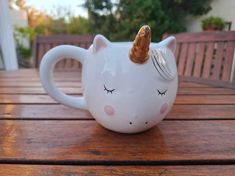 Unicorn novelty mug