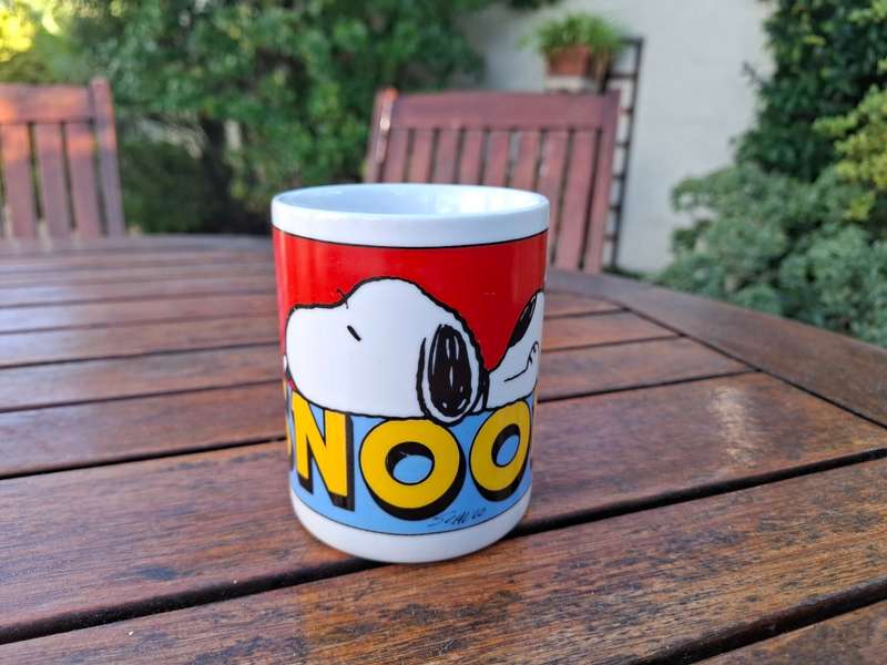 Vintage branded Snoopy coffee mug