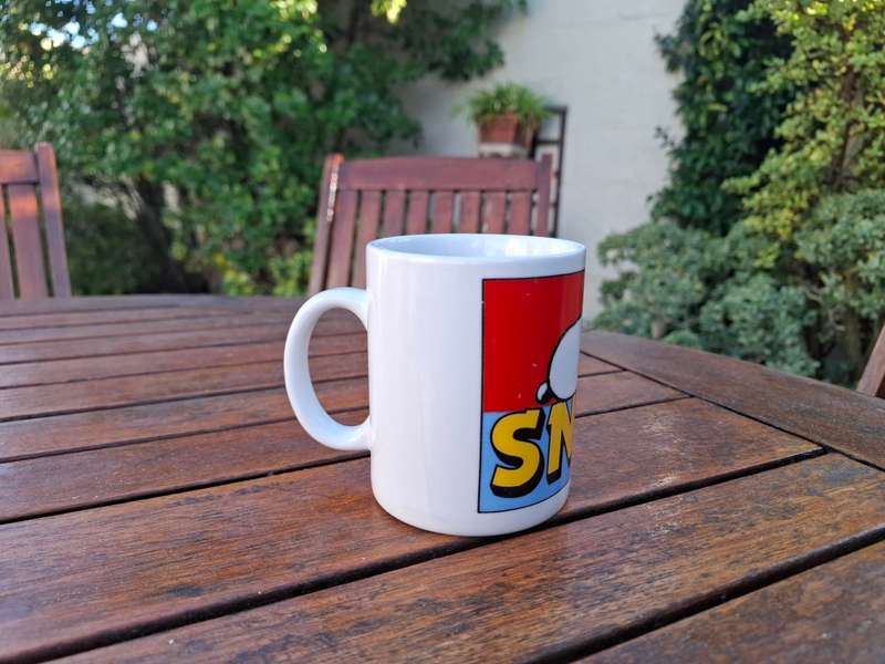 Vintage branded Snoopy coffee mug