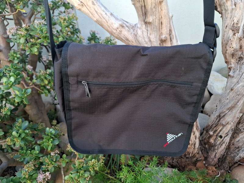 Red mountain sling bag