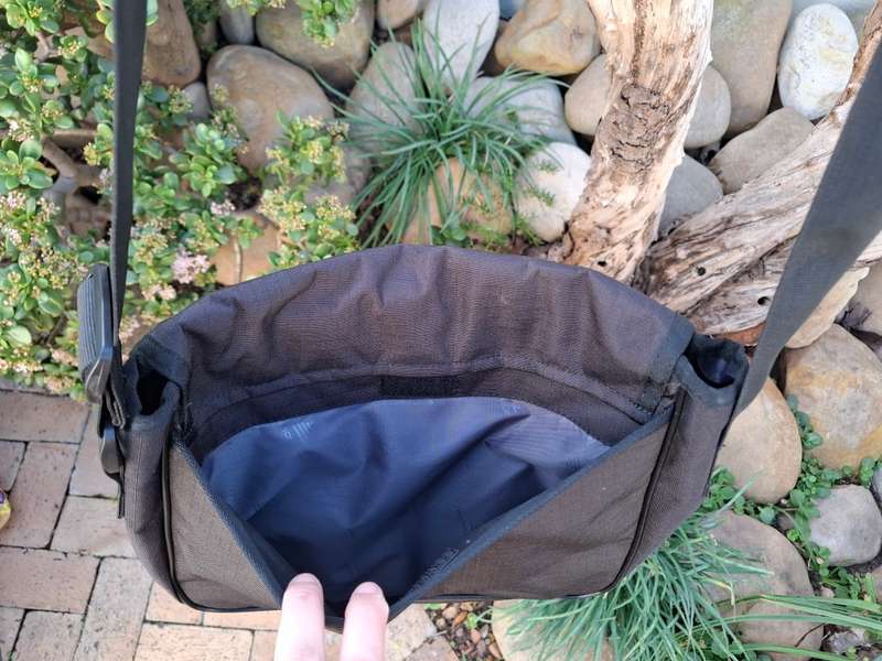 Red mountain sling bag
