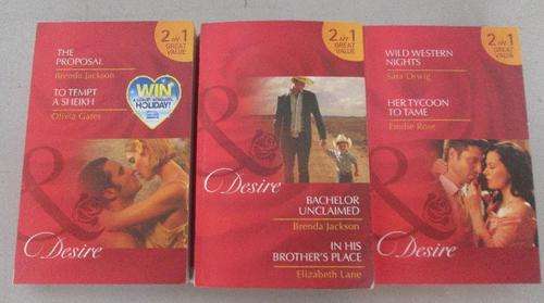 Mills & Boons DESIRE Romance Books -  2 in 1 books