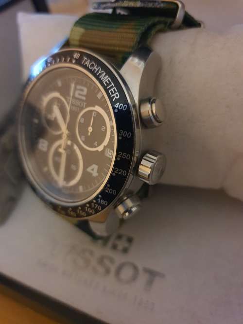 Tissot V8 Chronograph Black Dial