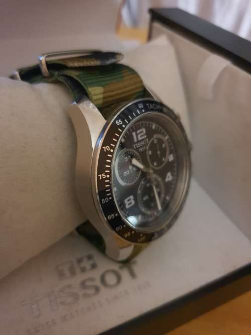 Tissot V8 Chronograph Black Dial