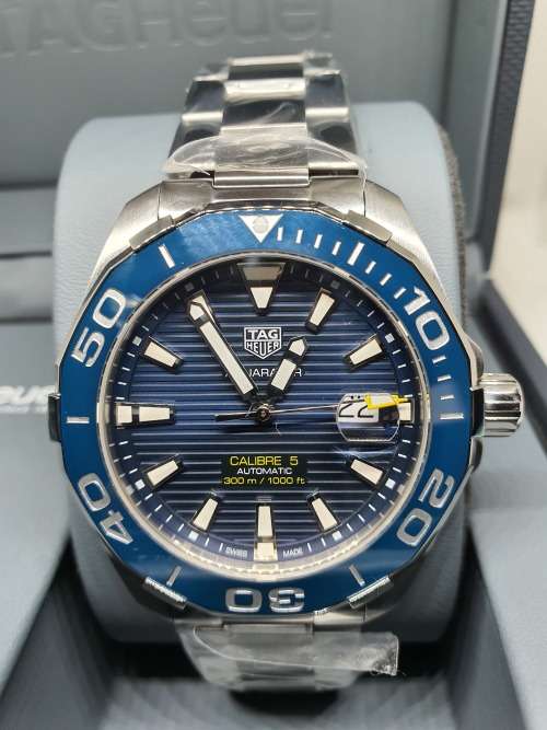 TAG Heuer Aquaracer Calibre 5 Automatic Blue Dial