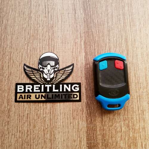 BREITLING AIR UNLIMITED SILVER STICKER  (7x5,5)cm