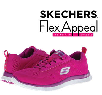 LADIES SKECHERS FLEX APPEAL SWEET SPOT TRAINER
