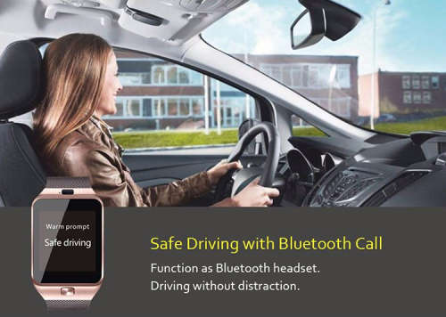 Local Stock. Smart Watch Phone with onboard call function and camera. Black and Silver colors