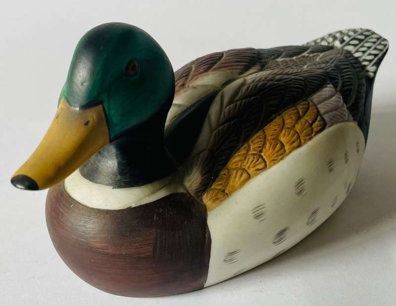 Hand Painted Ceramic Duck