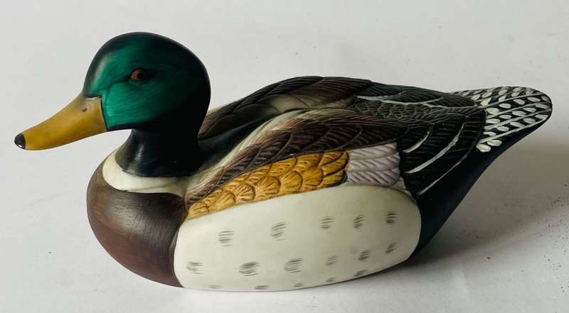 Hand Painted Ceramic Duck