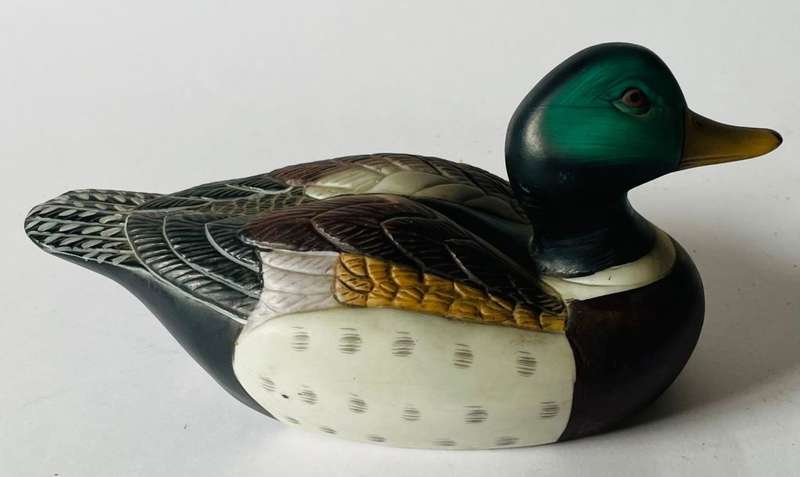 Hand Painted Ceramic Duck