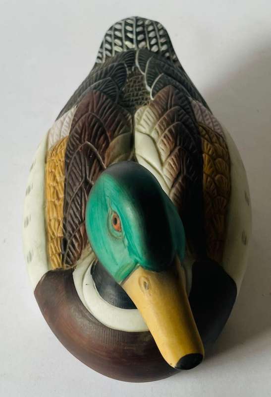 Hand Painted Ceramic Duck