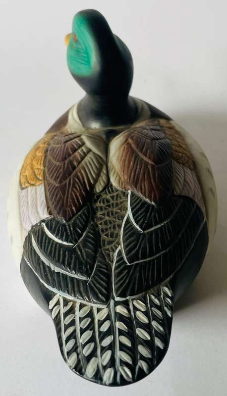 Hand Painted Ceramic Duck