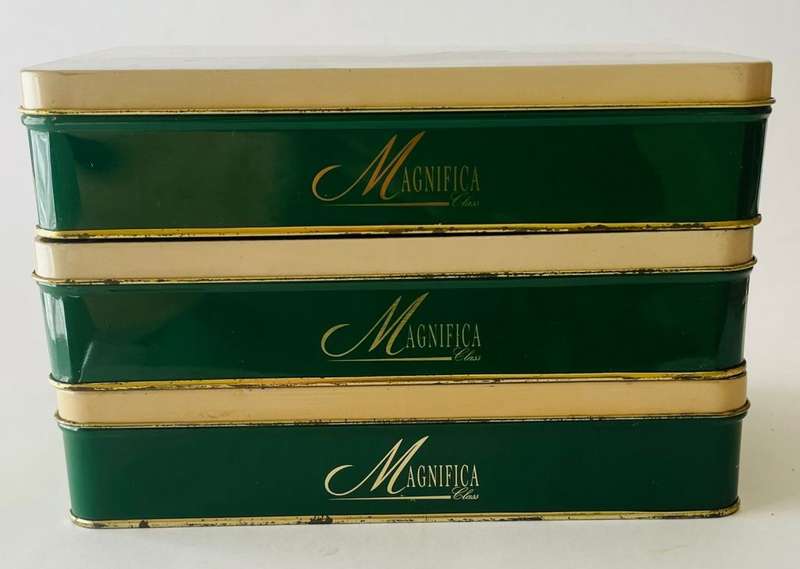 Alitalia - First Class / Magnifica Class - Travellers amenities Tin (Lot of 3)